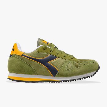 Diadora Simple Run Gs Olivovo Zelene - Detske Tenisky